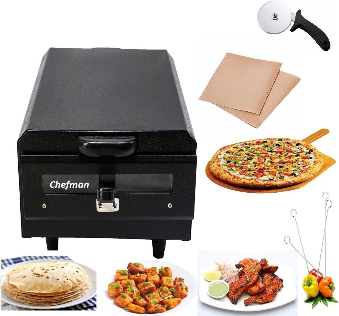 Electric Pizza maker, paneer tikka, naan, Omelette Maker, 2000 W Electric maker Pizza Maker