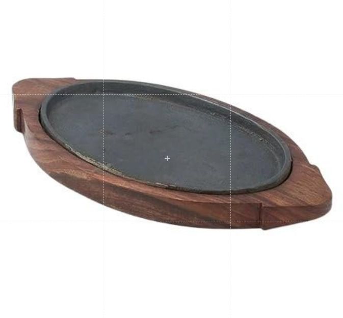 sizzlerplate Oval Sizzler with Wooden Base Pizzelle Maker-picture-11