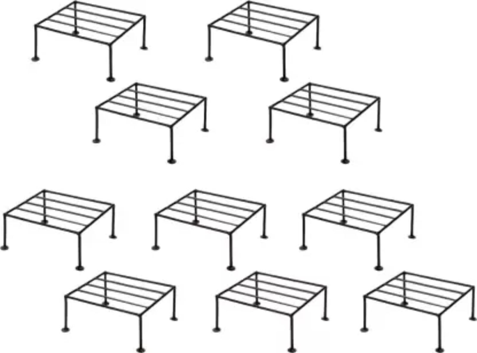 Flower pot stand Plant Container Set