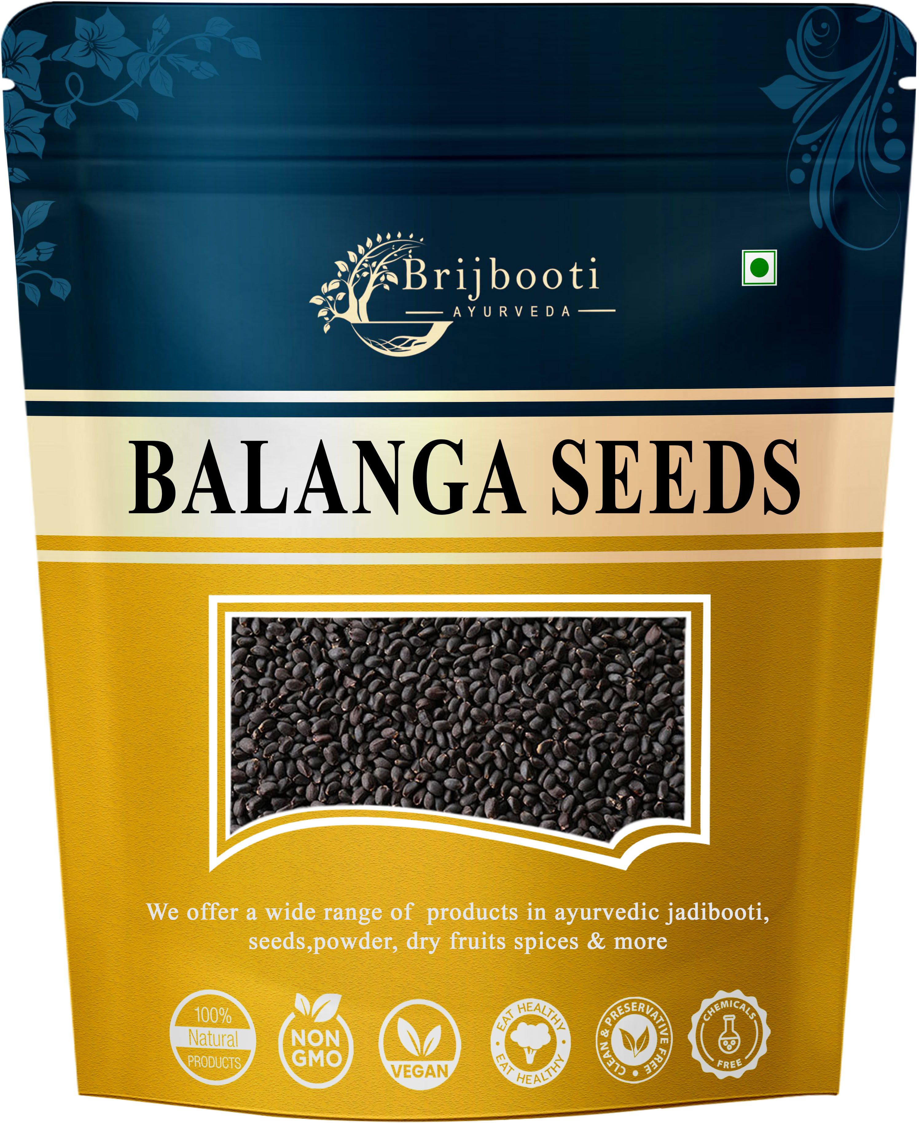 brijbooti Tukh Malanga (100 Gm) | Balanga Seeds | Tukh Malaga Beej | Tukhmaria Seed Seed-picture-14