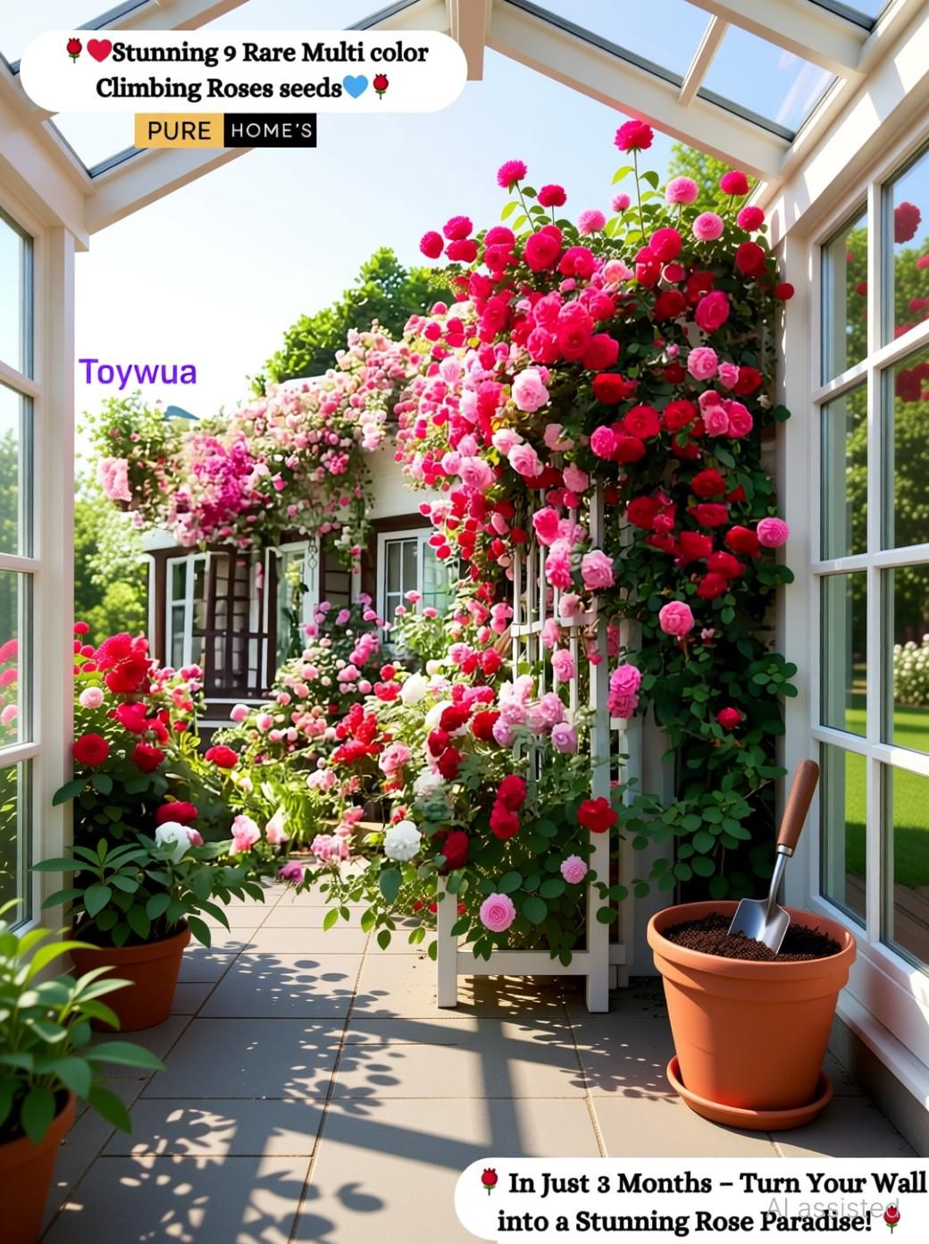 Elegant Climbing Rose Flower Seeds For Scent of Romance Seed-image-8