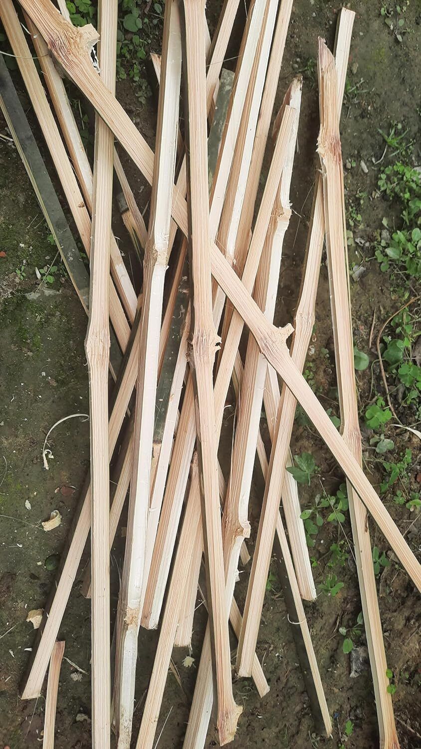 3 ft Premium Natural Bamboo Plant Support Sticks - Garden Sticks Plant Straightener