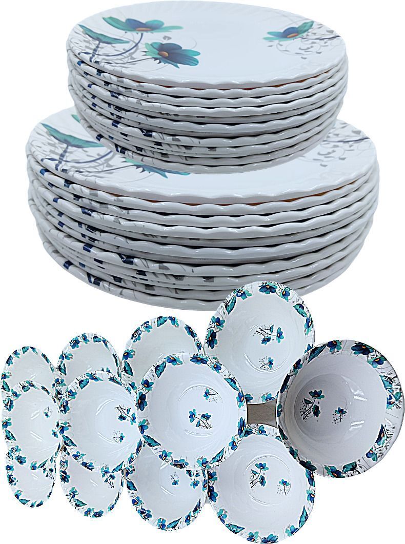 perffectdine Melamine 11" dinner plate With 8" Snacks Plate Set of 36 pc Md360_New Dinner Plate-picture-33