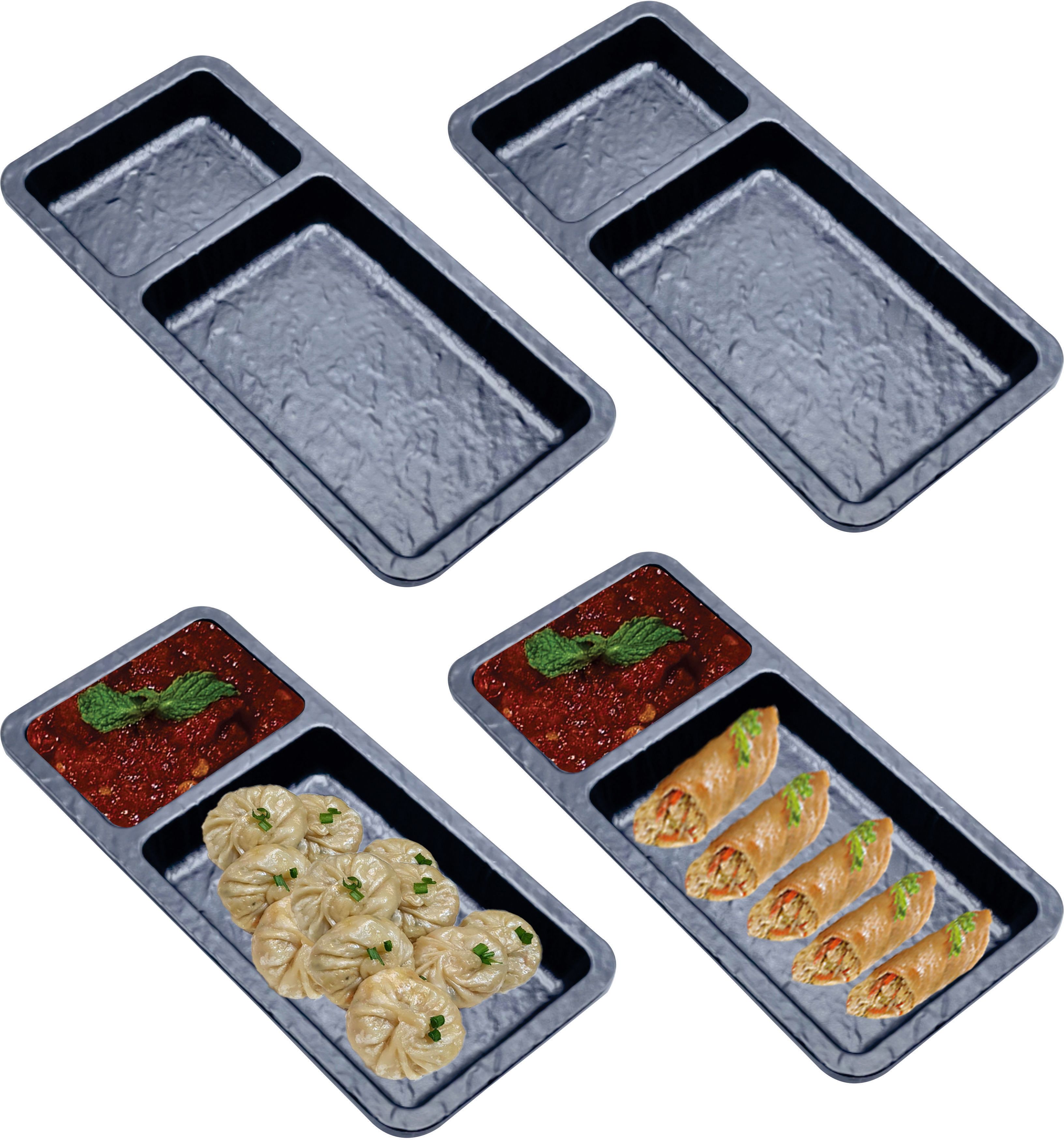 Multipurpose Starter Platter for Momos, Spring Roll, Chili Potato etc Sizzler Tray-image-29