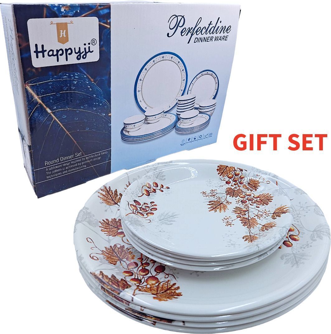 perffectdine Melamine 11" dinner plate With 8" Snacks plate Set of 8 pc Md325_New Dinner Plate-picture-29