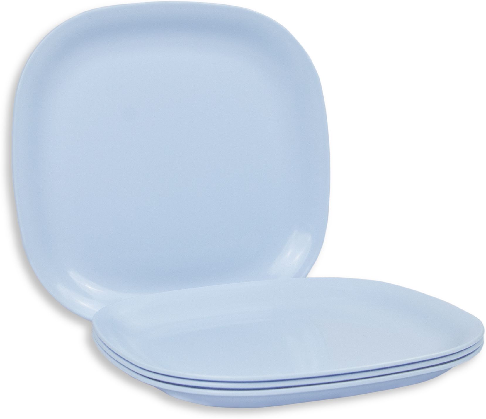Premium Dinner plates 11 inch blue, Unbreakable 100% food grade plastic Dinner Plate-image-21