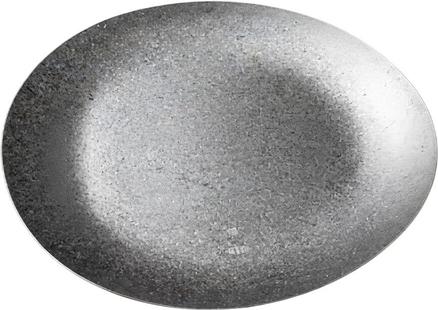 hevasnek Stainless Steel Serving Dining Table Plate Egg Shape Deep Dinner Retro Tableware Tray-picture-12