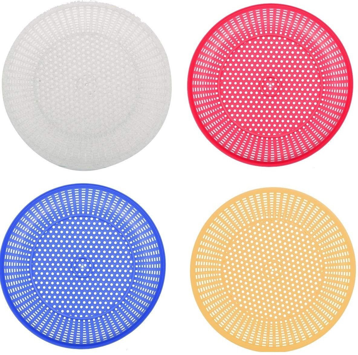 Unbreakable 100% Food Grade Plastic Roti Tray (7 inches) (4) Tray-image-19