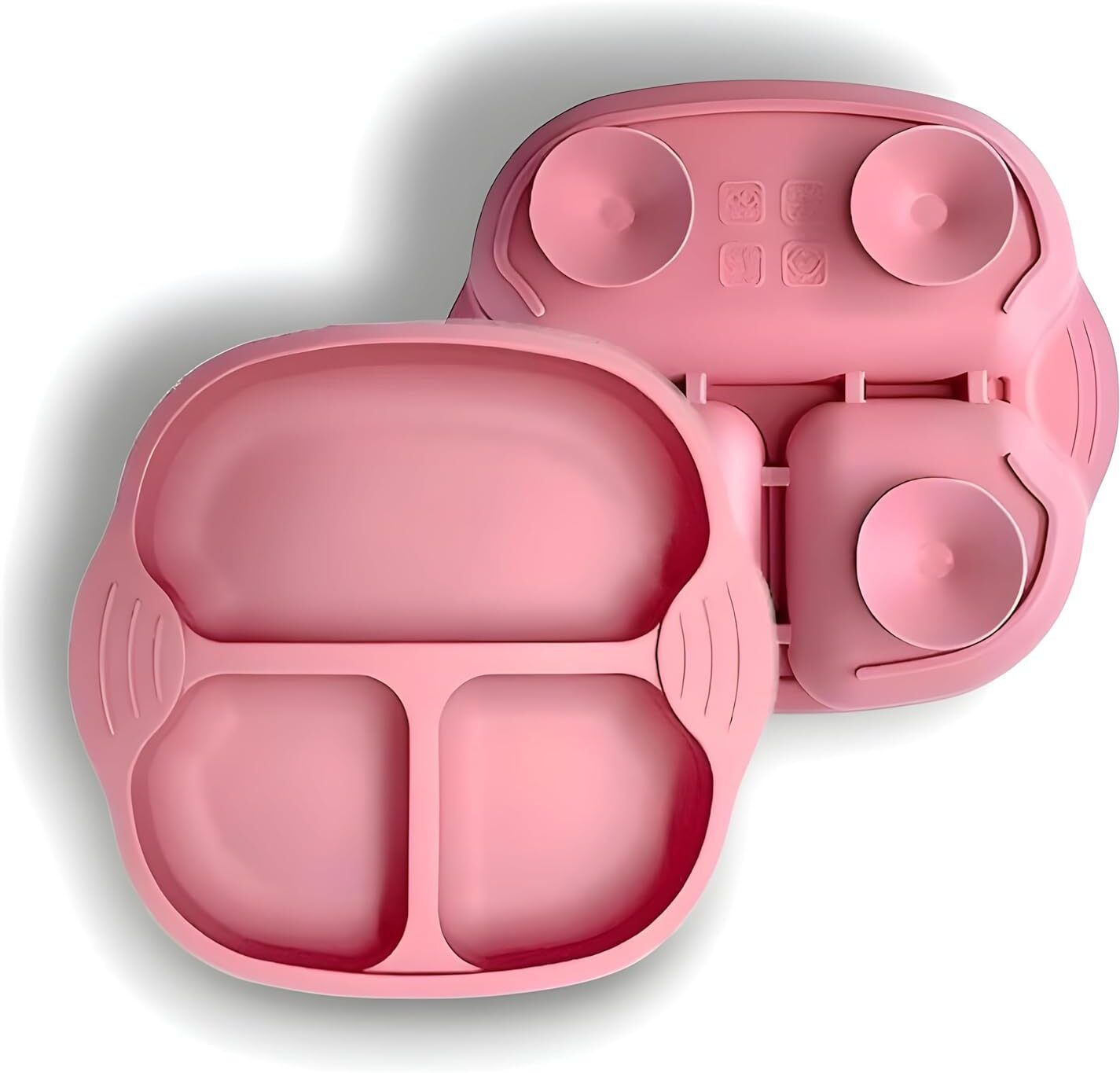 Suction Plates for Baby Food Grade Silicone Baby Plates with Suction Microwave - Silicone-image-49
