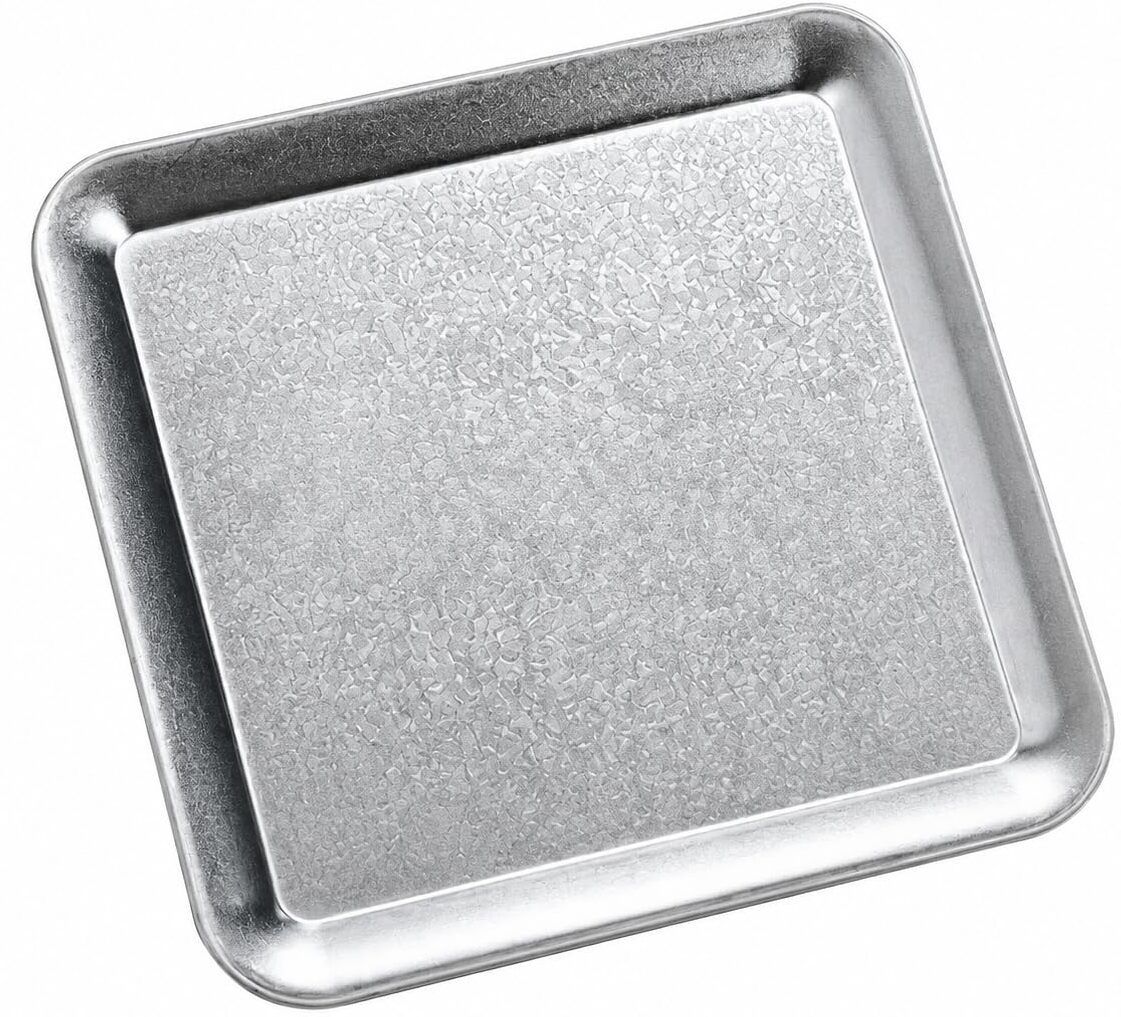 hevasnek Square Retro Stainless Steel Snacks Plate Deep Serving Tray Tray-picture-44