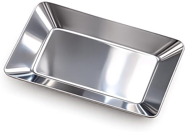 samusagya Stainless Steel Rectangle Serving Tray Deep Mirror Finish Tray-picture-39