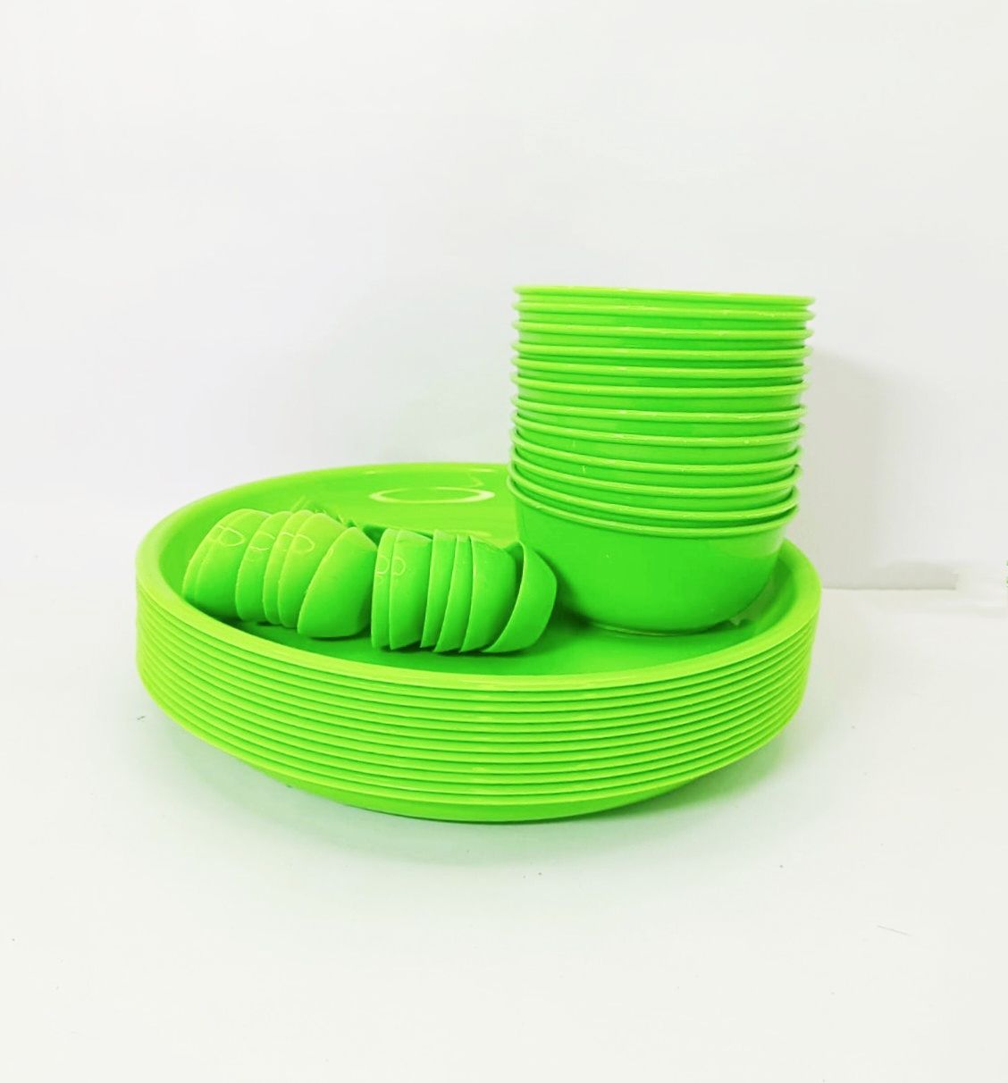 Dinner Set | 18 Pieces for Family | Bone-Ash Free &Dishwasher Safe | Bowls Dinner Plate-image-7