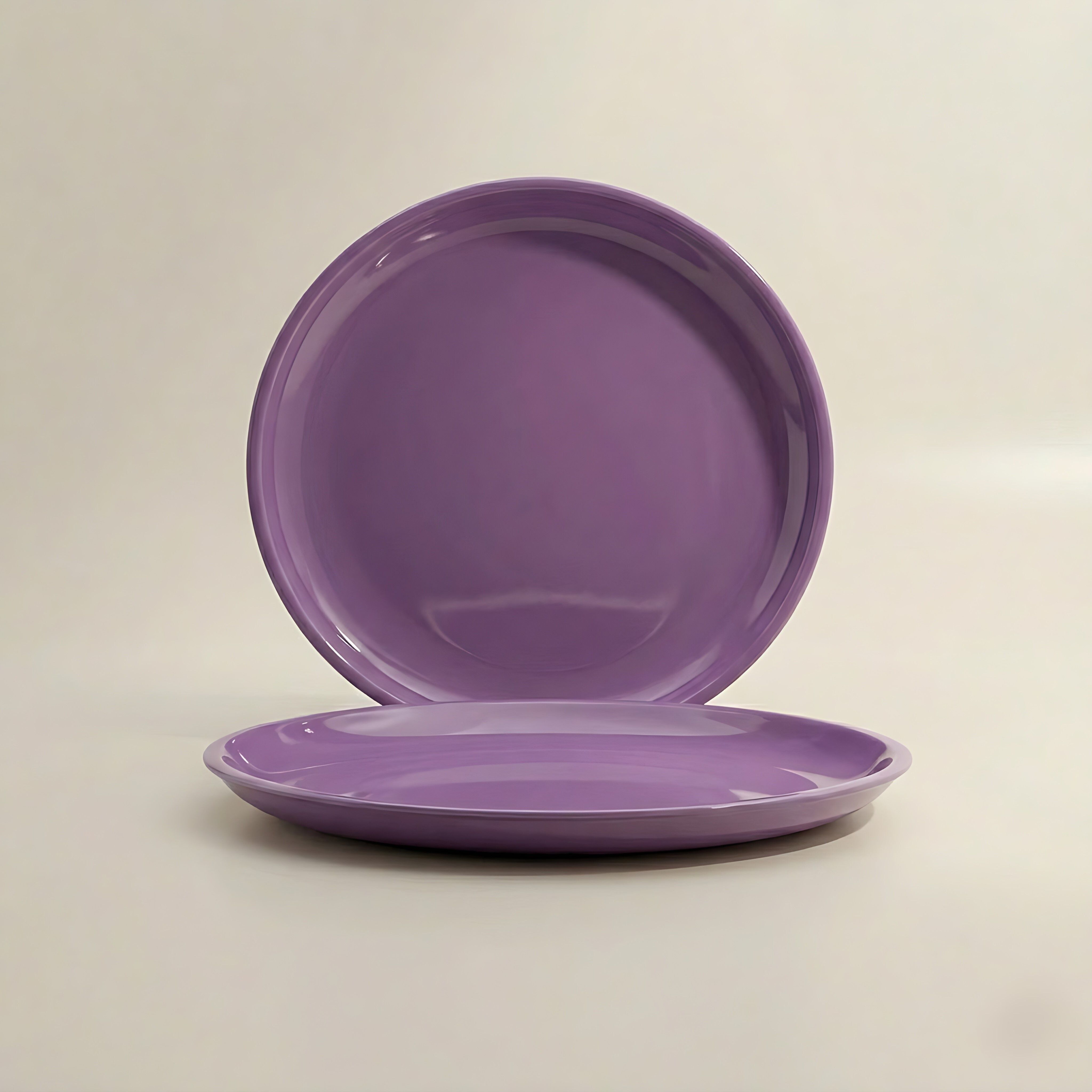 gepenterprises Purple 11 Inch Round Plastic Dinner Plate-picture-41