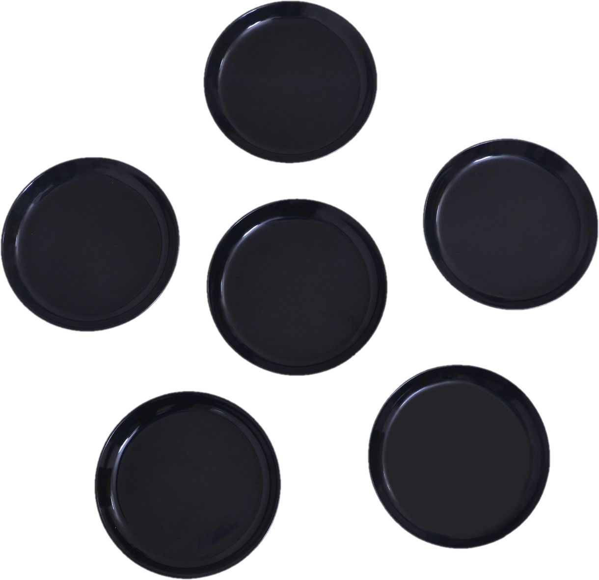 BLACK HALF PLATES 7.5 SET 06 Half Plate-image-25