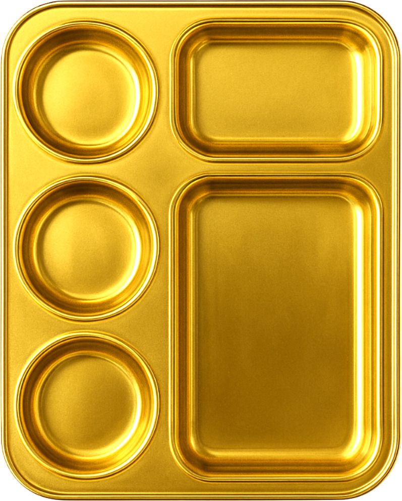 baipurna Pure Brass Serving Tray Plate Dinner Premium Quality Pital Thali Tray-picture-12