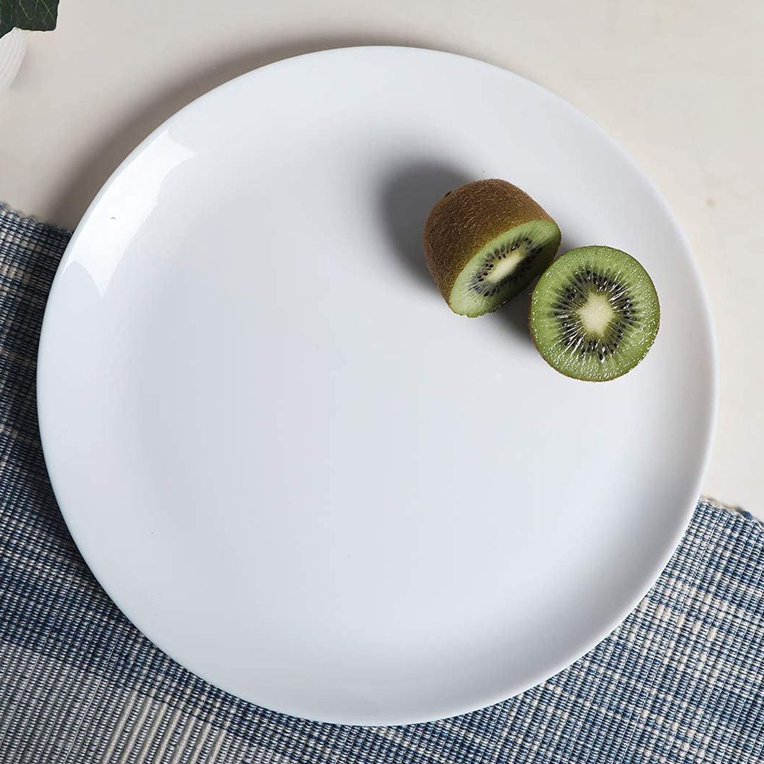 Large Dinner Plate 11" inch, Snow White, OpalGlass, Dinner Plate-image-29