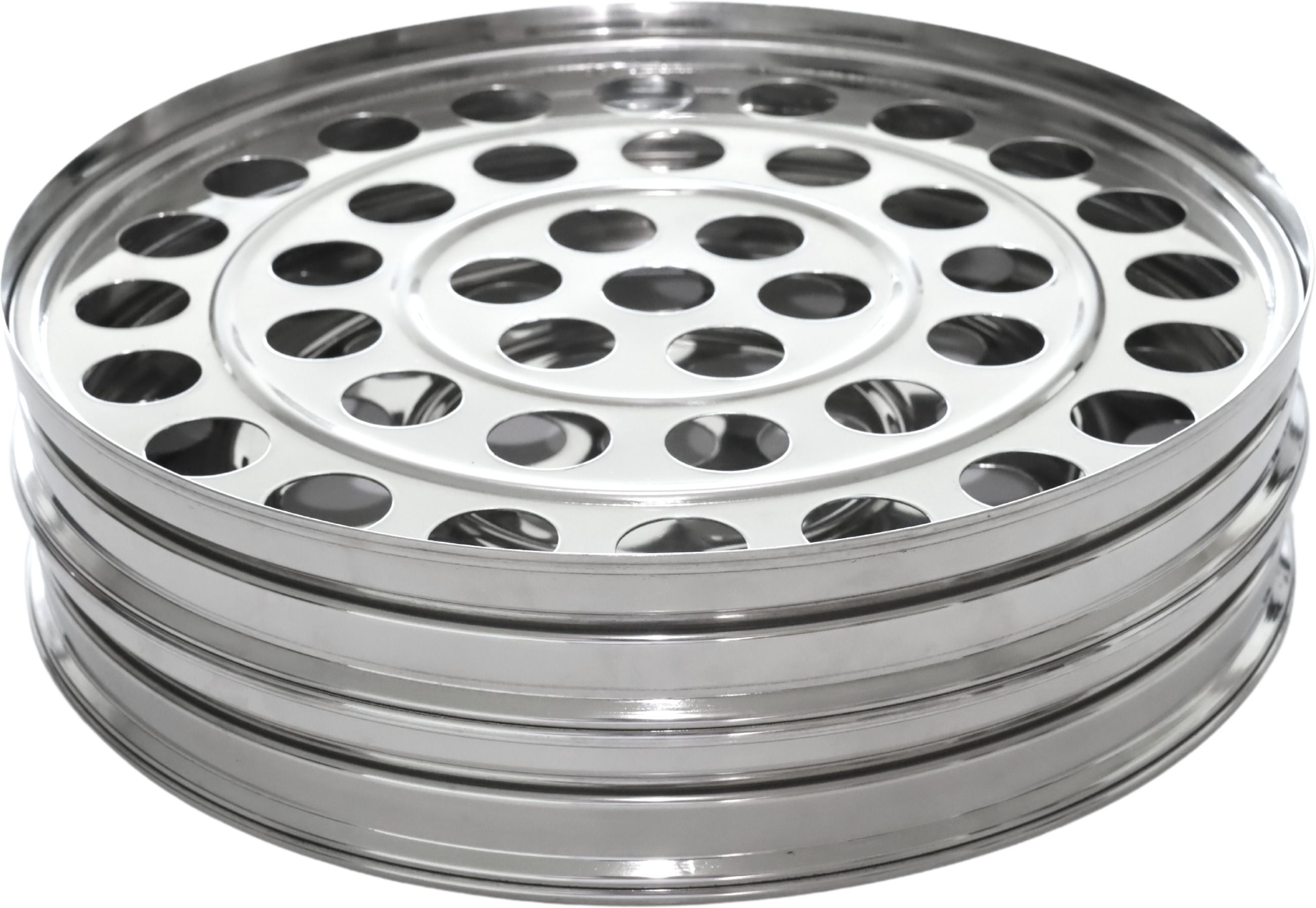 Ring Tray Communion Cup Holder Double Set Stackable Stainless Steel Tray-image-47