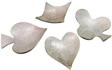 Aluminium Decorative Platter Cards Theme During Card Games Best Plate Tray-image-46