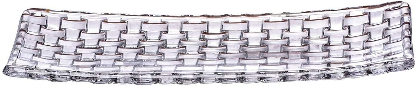 revastsky Classic Serving Solid Glass Tray, Beautiful Square Shape Glass Tray Plate Tray-picture-25