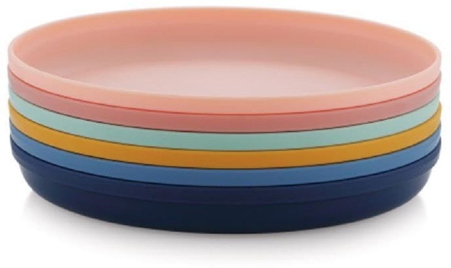 puthak BPA Free, Food Grade Unbreakable Plastic Dishwasher Safe, (7” x 7” x 0.5”) Dinner Plate-picture-17