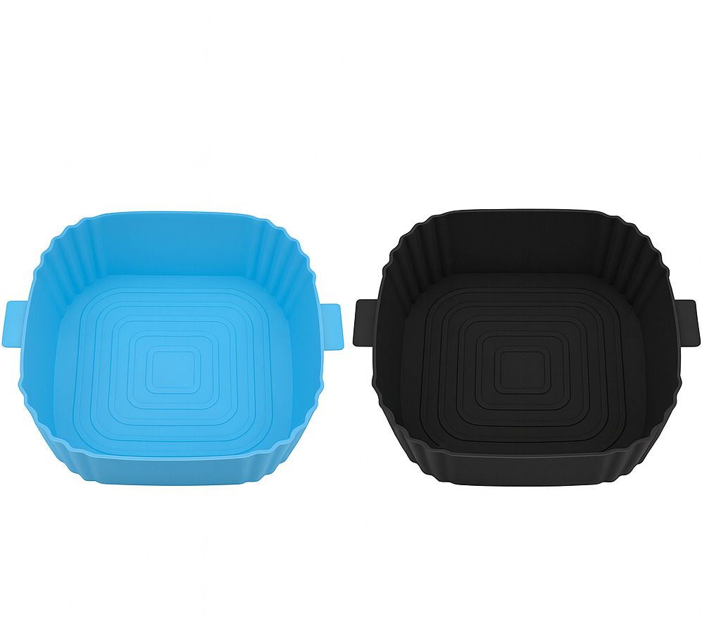 Air Fryer Tray Silicon Black Blue Tray-image-44