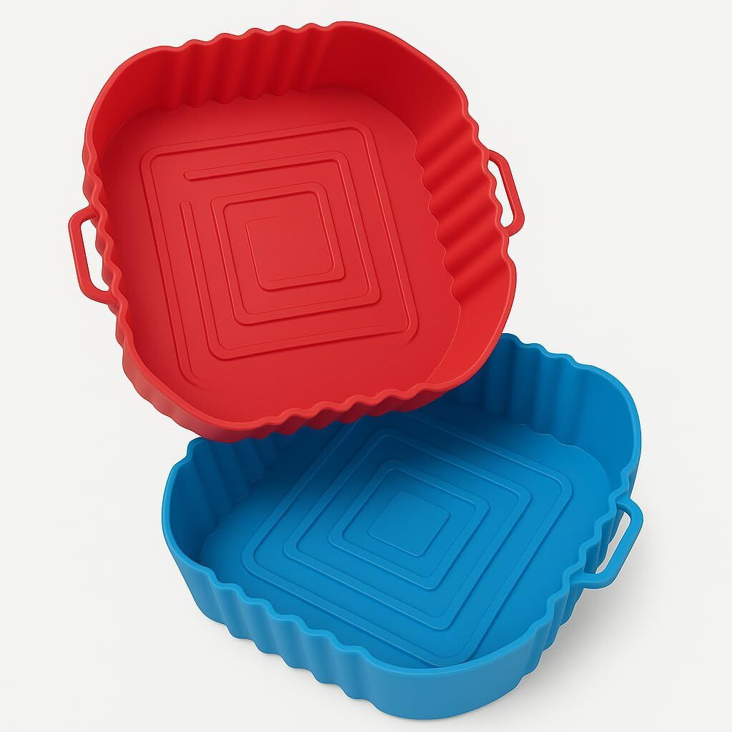 jaswanthstor Square Air Fryer Silicone Liners,Food Grade Reusable Tray-picture-11