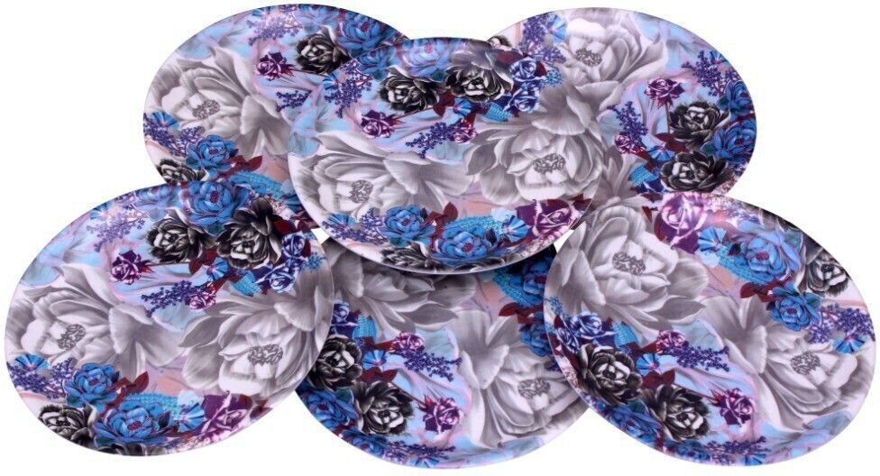 CLASSIC ROUND MODEL NO-601, 7 INCH HALF DINNER PLATE SET 6 PCS OF MELAMINE Half Plate