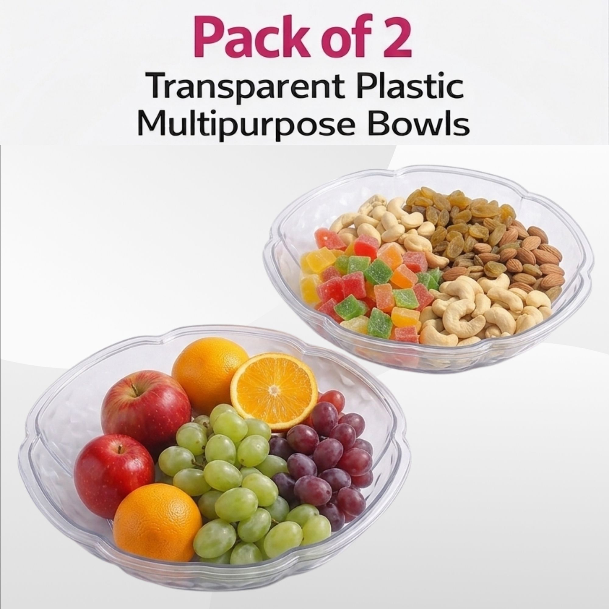 keaton multiperpose plastic tray for vegetables, fruits, dry fruits etc. Tray-picture-30