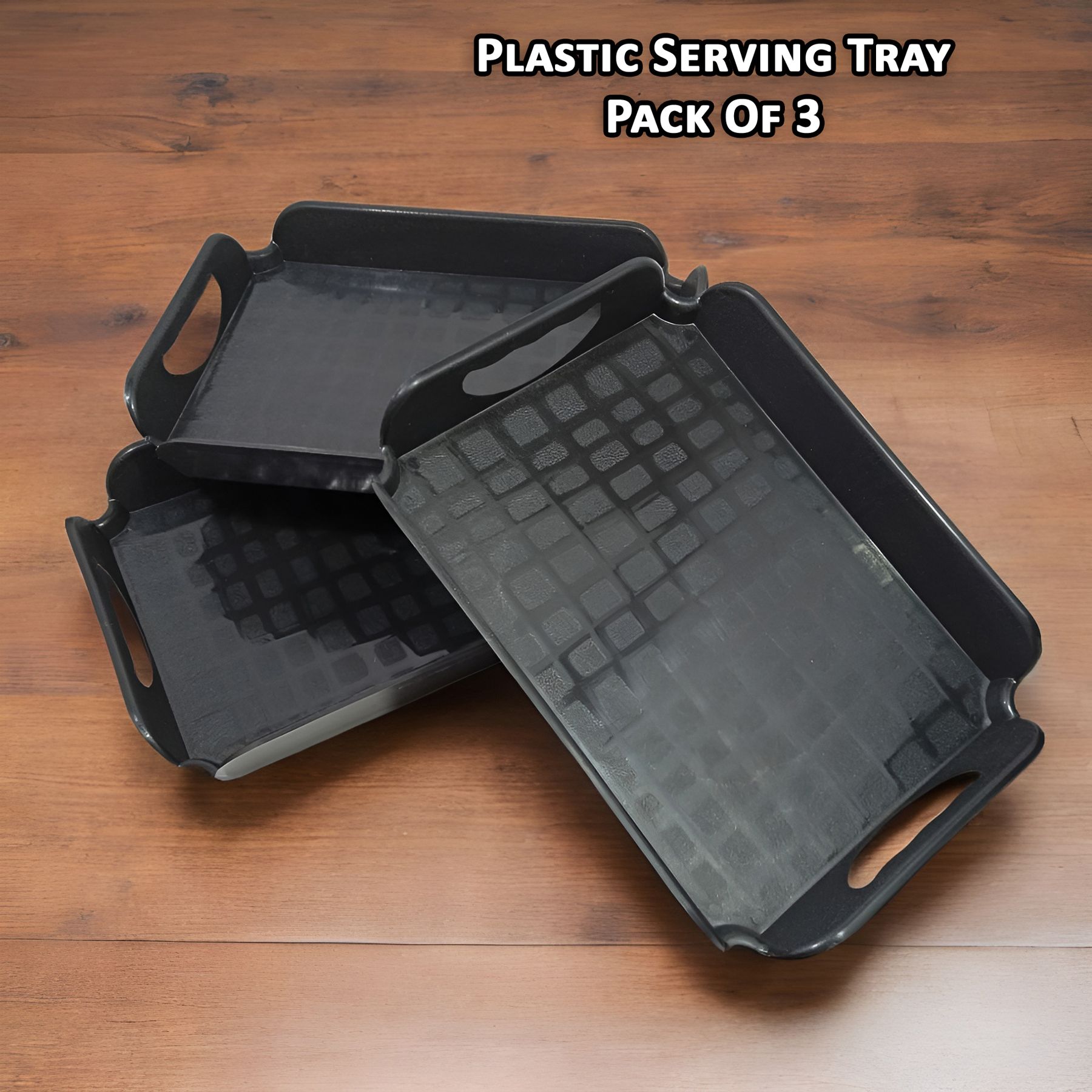 inpro Easily stackable for efficient storage-Unbreakable Small Tray made up of Plastic Tray-picture-28