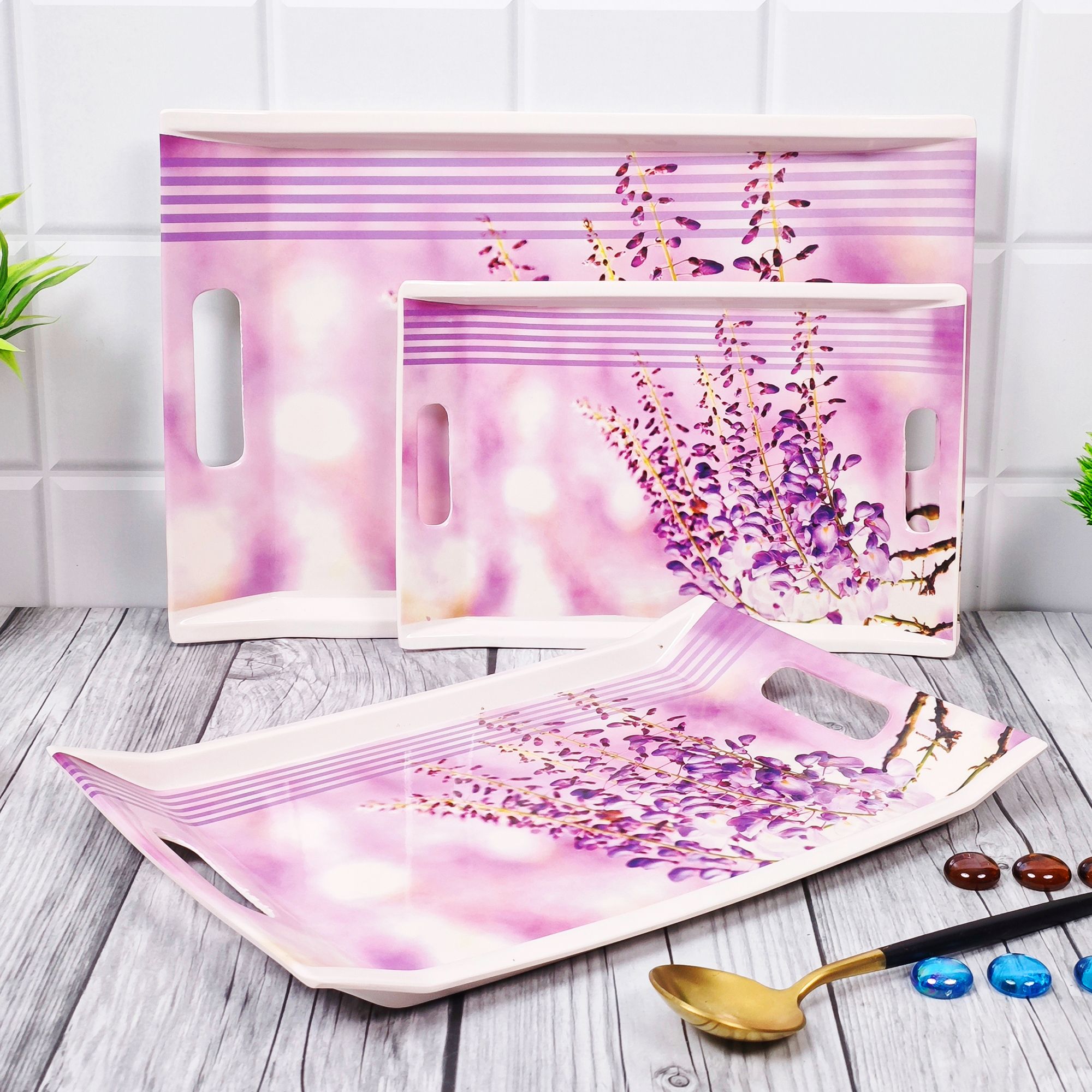 upc Super fine Melomine Break Resistant serving Tray-picture-14