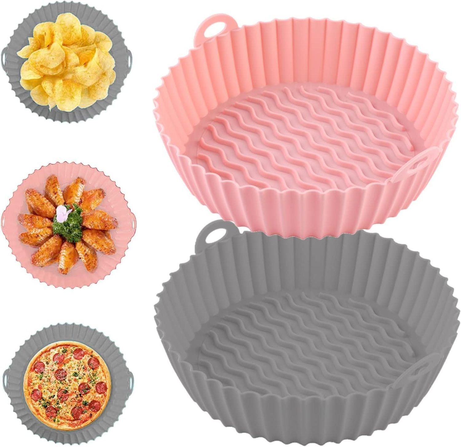 Airfryer Tray Pink and Gray Tray-image-14