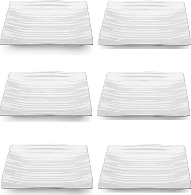 Stripped Design Snacks Plate for Serving Snacks, Food, Starters, Buffet Sizzler Tray-image-19