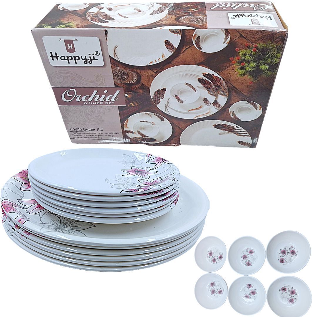 Gift Set Melamine 11" dinner set of 18 pc MD-A80_New Dinner Plate-image-12