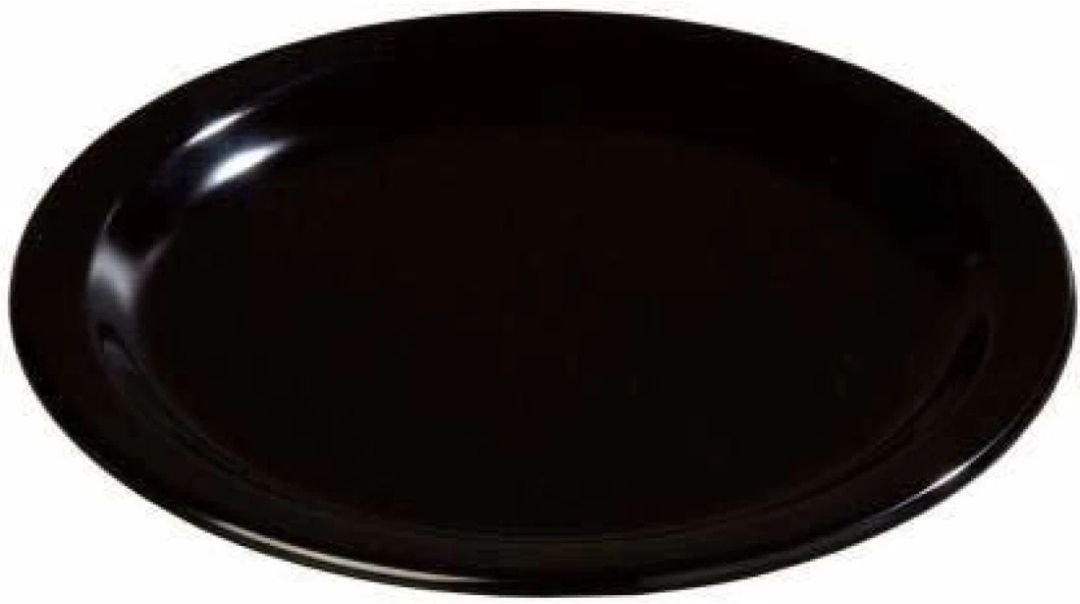 Microwave safe Unbreakable Plastic Dinner plate Black 27'cm Dinner Plate-image-29
