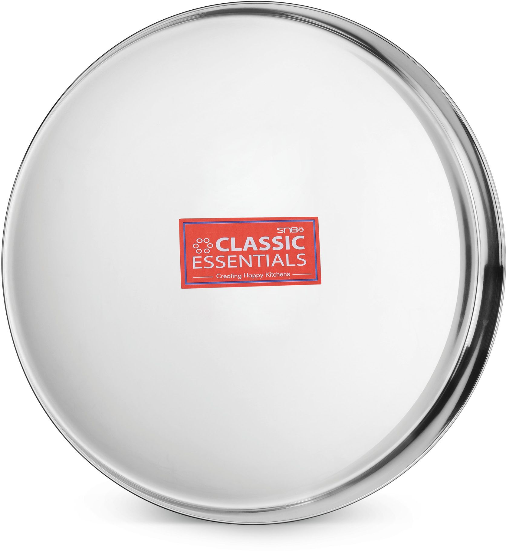 Stainless Steel Khomcha Dinner Plate | Thali-11inch Dinner Plate