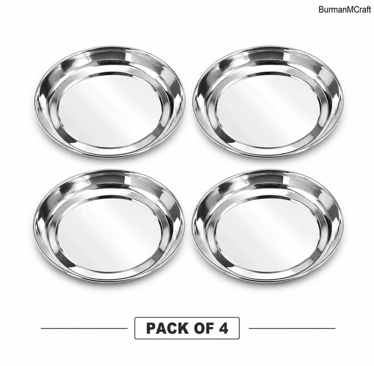 Stainless steel ( Mini plate) Quarter Plate-image-16