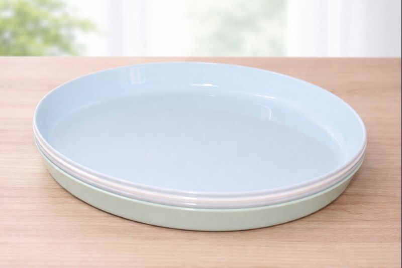 Premium Plastic Dinner Plate | Food Grade Plastic | Multipurpose Plate Dinner Plate-image-6