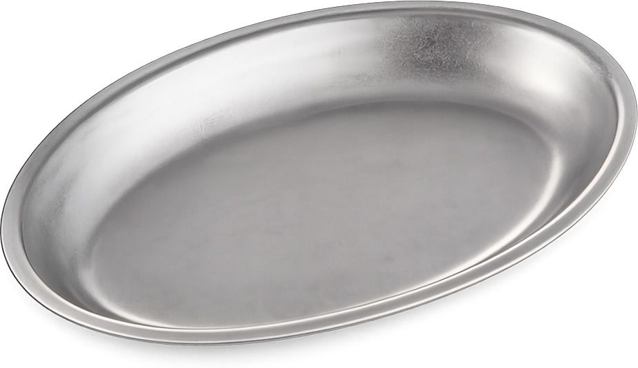Retro Steel Oval Serving Plate | Heavy Duty Mirror Finish Food Serving Dish Tray Serving Set-image-40