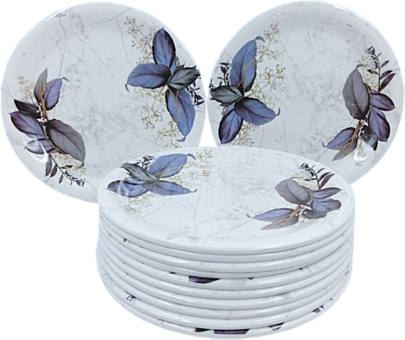 WC_NEW2025_Melamine Snacks plate Small Plate_New_0220 Half Plate
