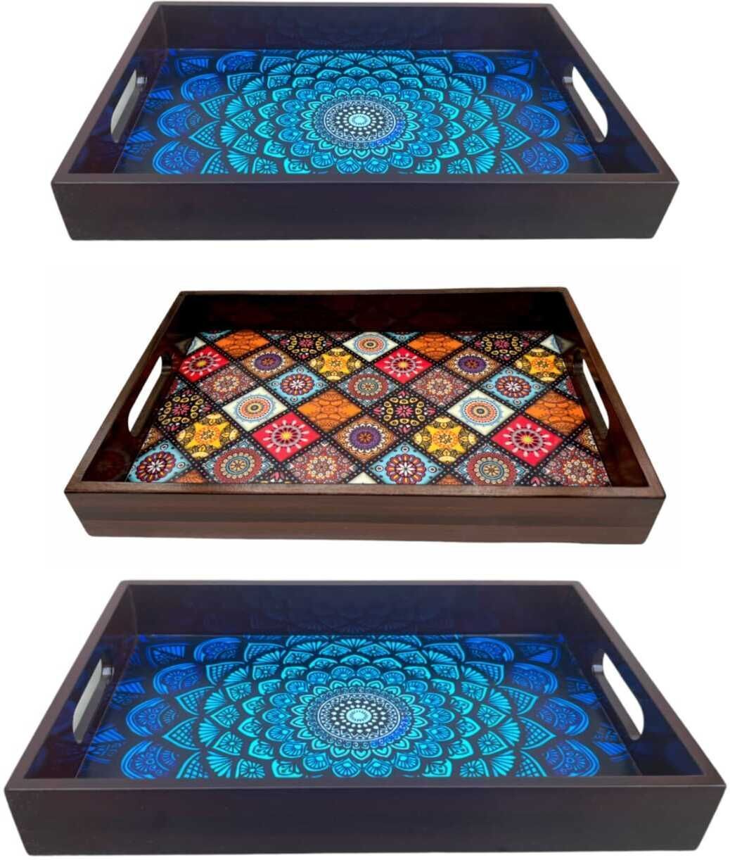 Woooden Tray Can be Used in Any of The Occasion of Family AHS-TRAY496_1407 Tray-image-12