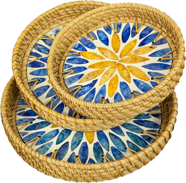 dorata decor Coasters, Fries Basket, Tray Serving Set-picture-33