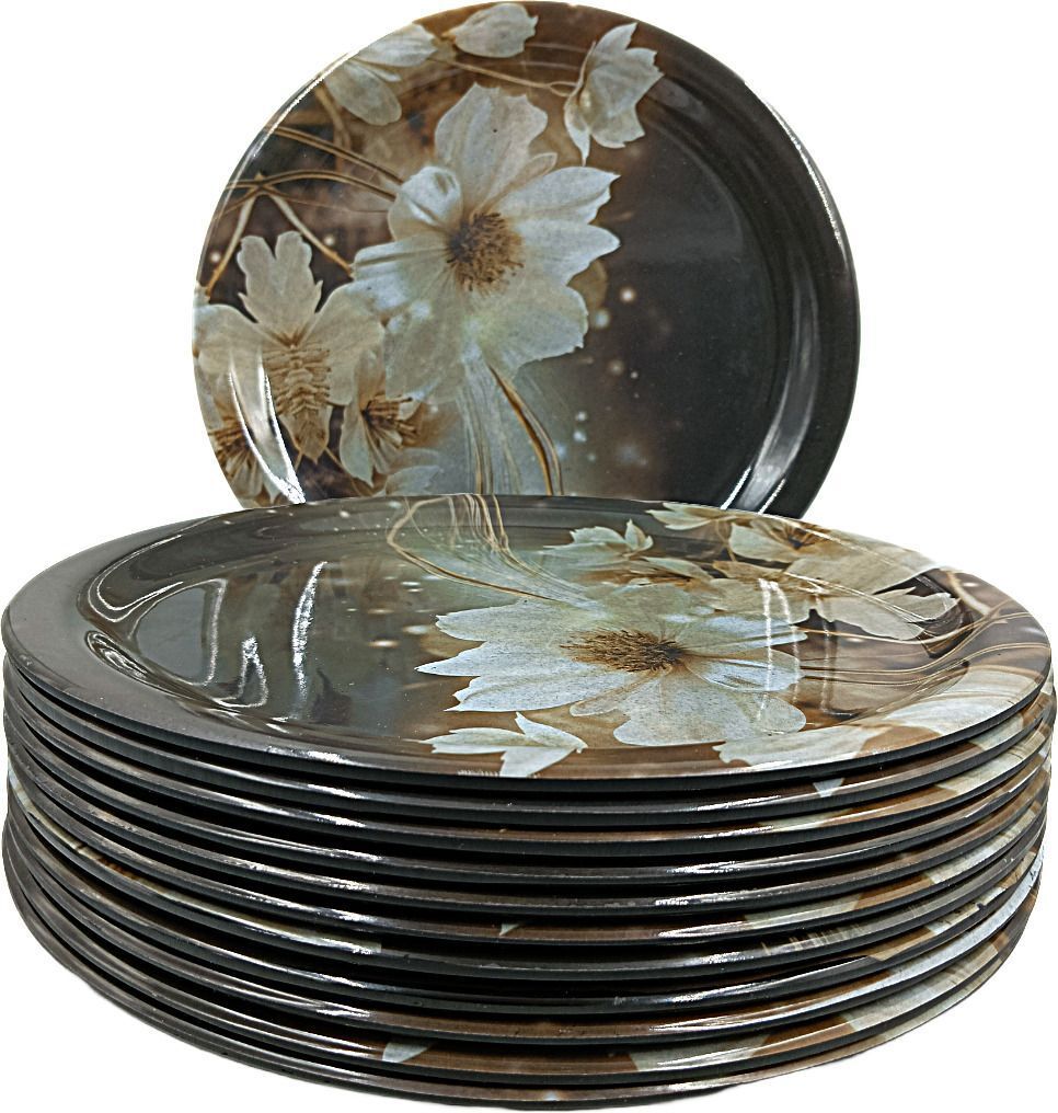Melamine 11 inch Heavy Dinner plate set of 12 pc_New Dinner Plate-image-26