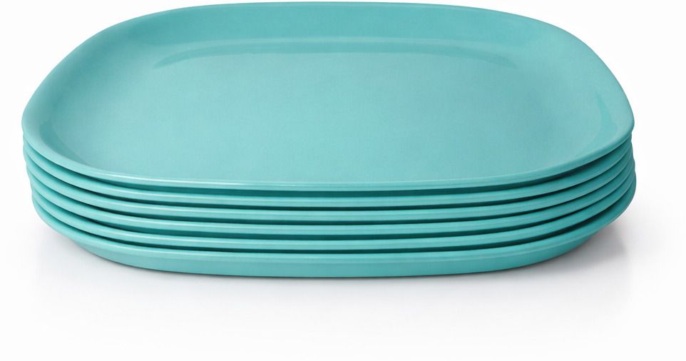 Green Square Plate 8 Inches Half Plate-image-28