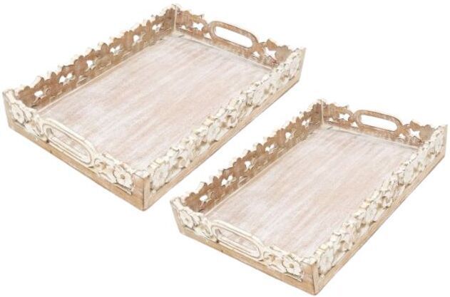 Jolly Carved Wooden Serving Tray Tray-image-47