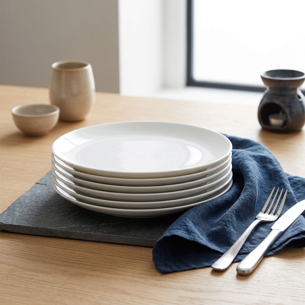 treadcard Glass Quarter Plate Set 6 pcs Dinner Plate-picture-27
