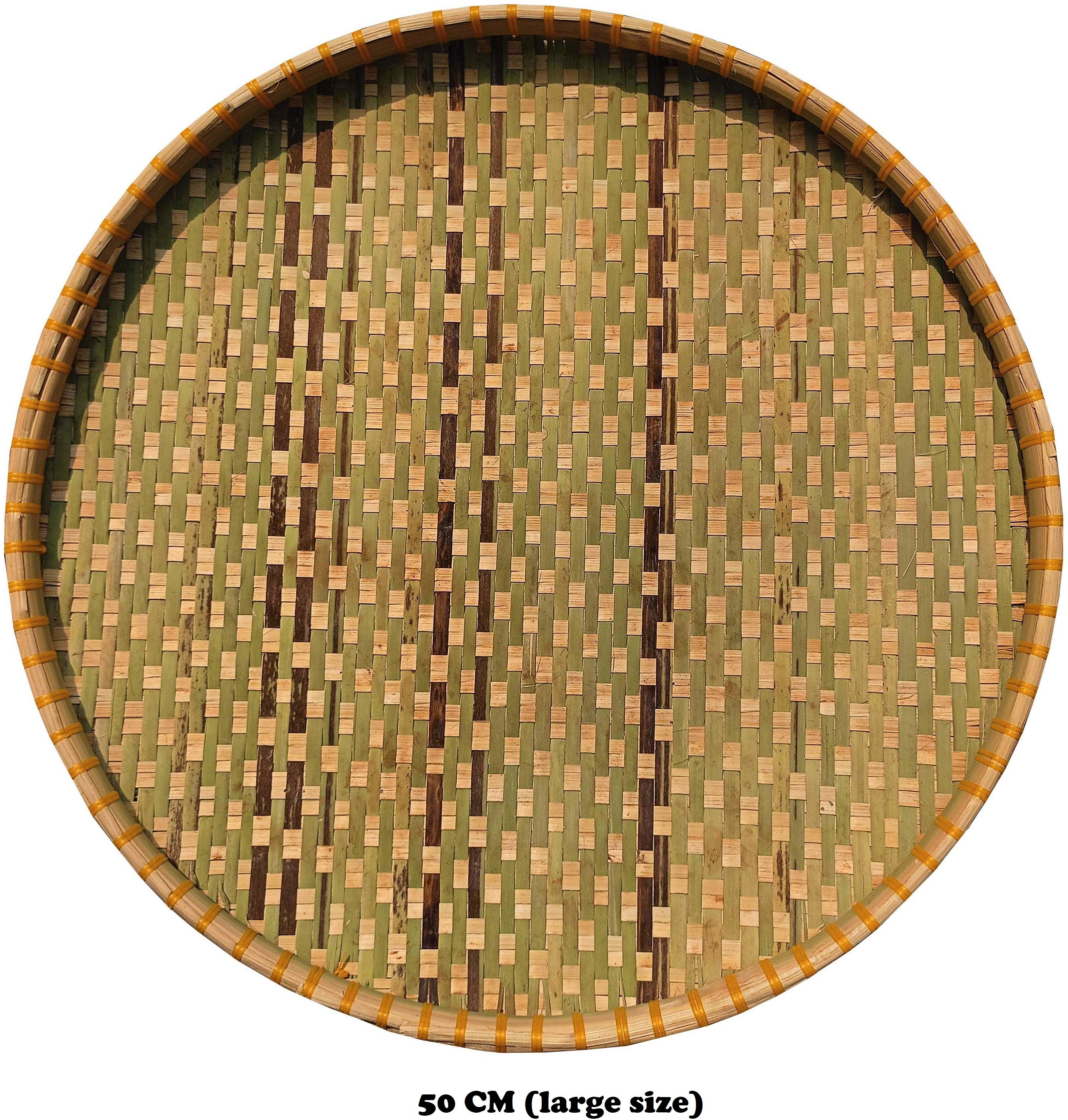 Bamboo made Pooja or food Serving tray Tray