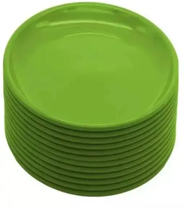 6 PEACE PLATIC DINNER PLATE 12 IN Dinner Plate-image-5