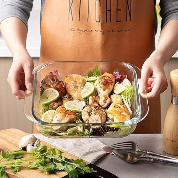 Glass Mixing Bowl 900ml Glass Baking Tray – Kitchen Utensils for Cooking-image-36