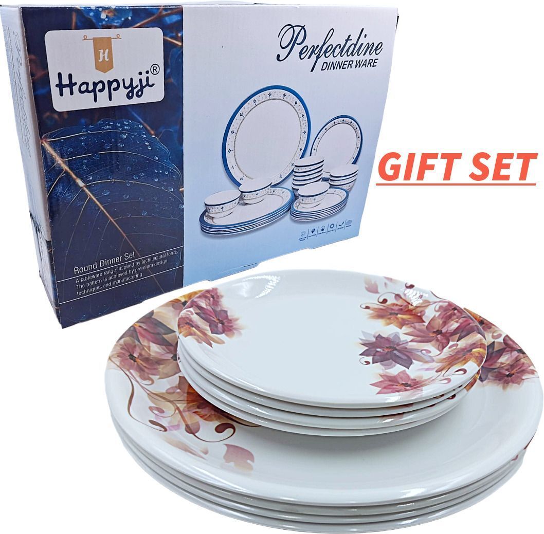 Melamine 11" dinner plate With 8" Snacks plate Set of 8 pc MD5200_New Dinner Plate-image-32