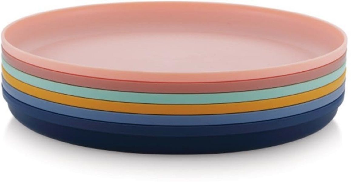 BPA Free, Food Grade Unbreakable Plastic Dishwasher Safe, (9.5” x 9.5” x 0.6”) Dinner Plate-image-22